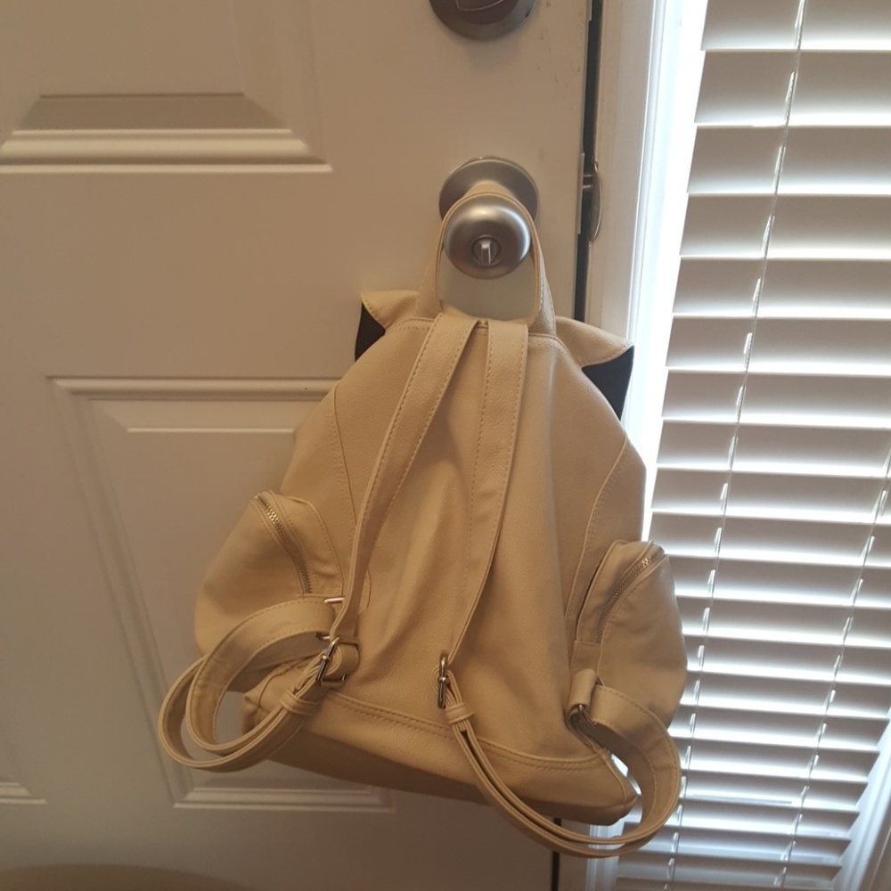 Tan backpack